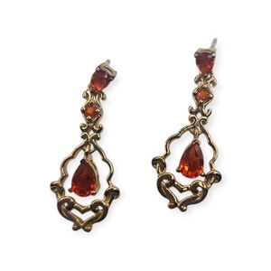 Fire Opal Earrings